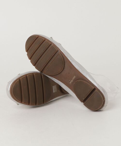 「coca（ANDEX shoes product）」 フラットパンプス 24.5cm ホワイト レディース_画像3