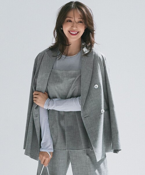 23区（ニジュウサンク） テーラードジャケット 38 グレー レディース