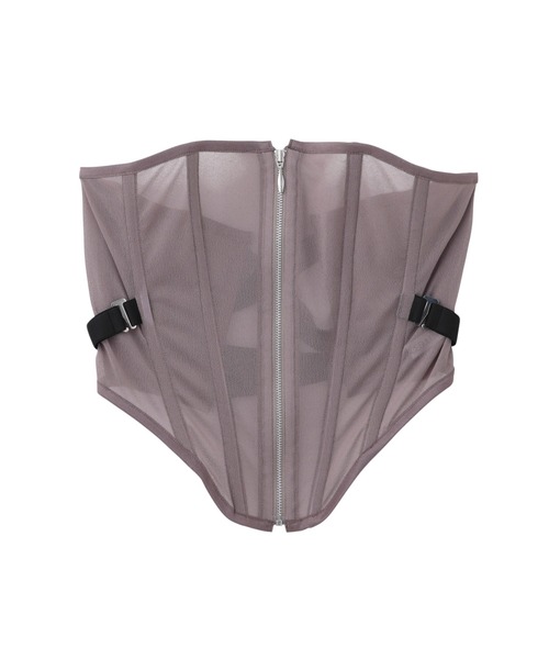 tシャツ SEE-THROUGH CORSET レディース