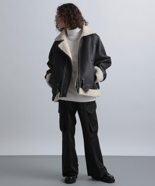 「HARE」 スウェットカットソー MEDIUM ホワイト メンズ_画像3