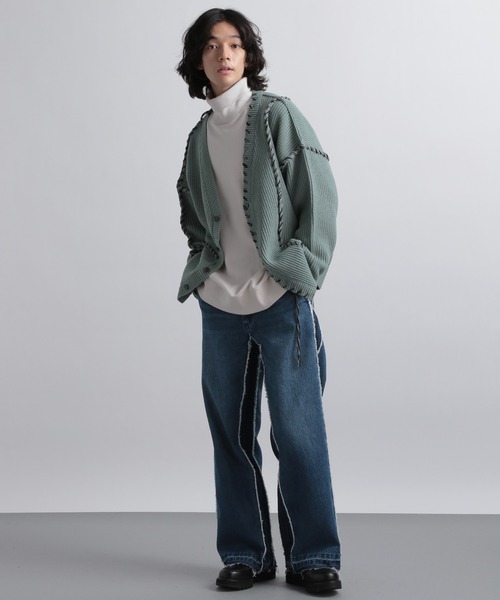 「HARE」 スウェットカットソー MEDIUM ホワイト メンズ_画像6
