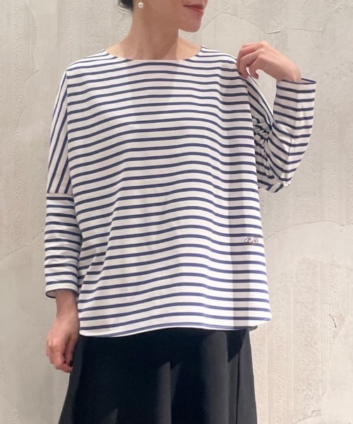 BEARDSLEY（ビアズリー） 7分袖カットソー 0 ブルー レディース