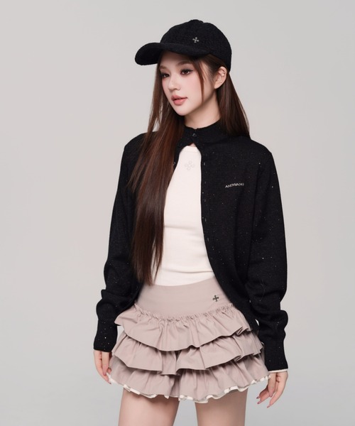 andwang ♡ Classical high neck cardigan ANDWANG カーディガン classical high neck cardigan レディース