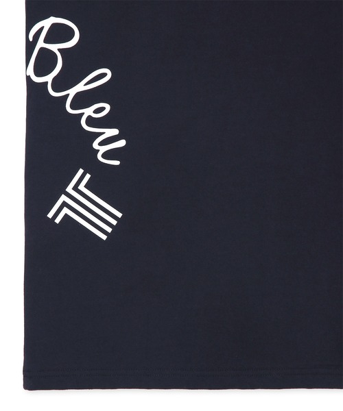LANVIN en Bleu tシャツ 8オンス サークルロゴ Tシャツ メンズ