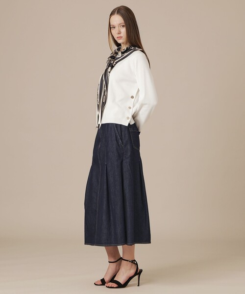 未使用に近い　美品マッキントッシュロンドン　ロングスカート 36 M 未使用に近い/36】MACKINTOSH LONDON/フレアロングスカート - メルカリ