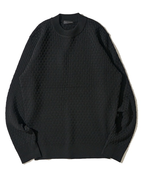 「TETE HOMME」 長袖ニット X-LARGE ネイビー メンズ_画像7
