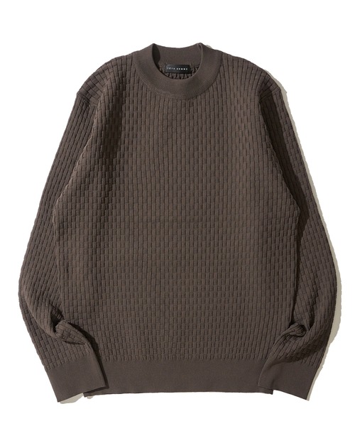 「TETE HOMME」 長袖ニット X-LARGE ネイビー メンズ_画像9
