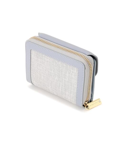 【新品】ジルスチュアート✨クラシック フラップ 長財布 ネイビー かぶせ 型押し JILL STUART（ジルスチュアート）の「JILL STUART(ジル スチュアート