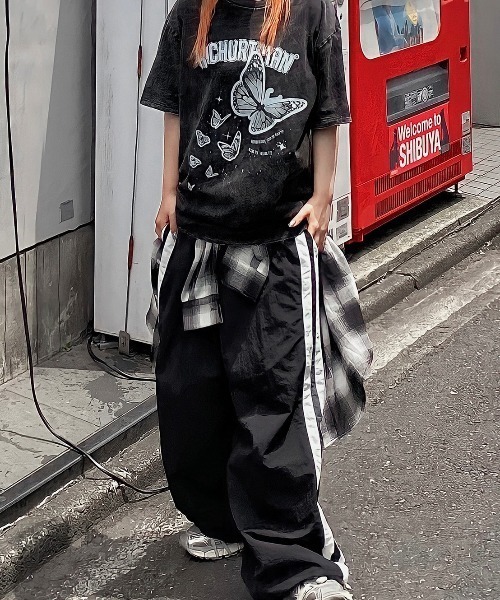 「XU」 「rough」長袖シャツ ONE SIZE ブルー メンズ_画像7