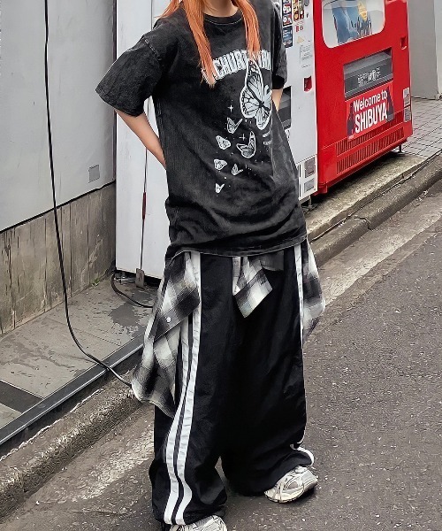 「XU」 「rough」長袖シャツ ONE SIZE ブルー メンズ_画像8