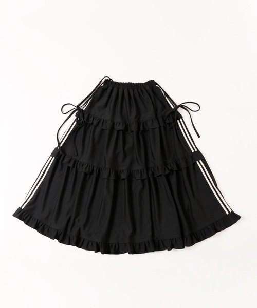 「WC」 フリルスカート FREE ブラック レディース_画像2