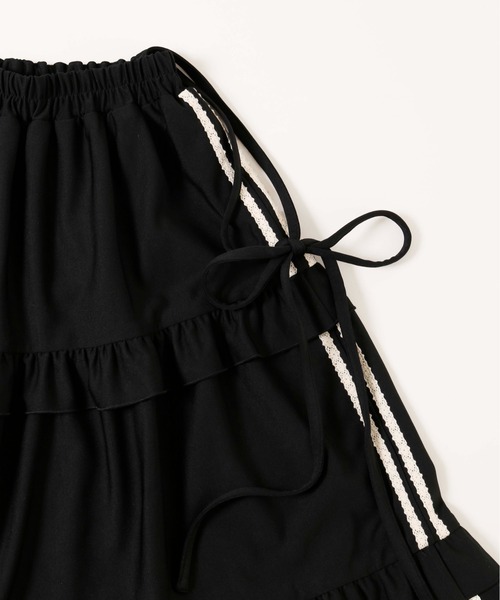 「WC」 フリルスカート FREE ブラック レディース_画像5