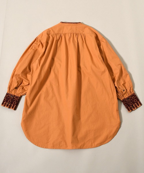 「sara mallika」 長袖ブラウス FREE キャメル レディース_画像7