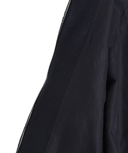 ブルゾン アウター GOLD / ゴールド：Super 140s WOOL FLEECE TRACK JACKET：25B-GL15734「MUS」の画像