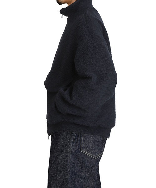 ブルゾン アウター GOLD / ゴールド：Super 140s WOOL FLEECE TRACK JACKET：25B-GL15734「MUS」の画像