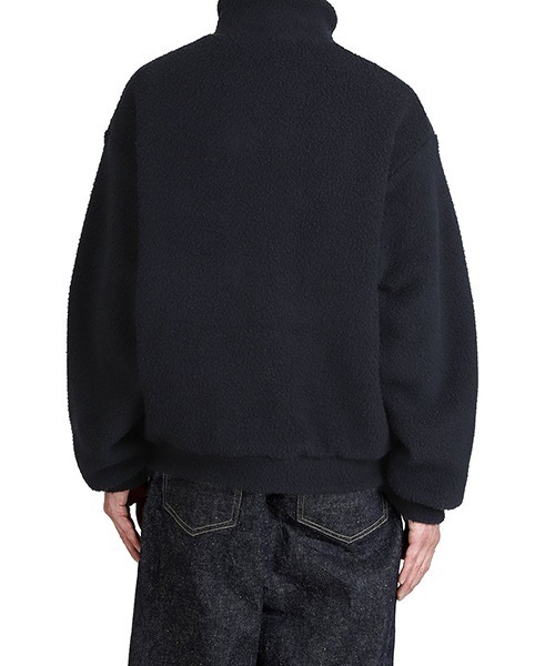 ブルゾン アウター GOLD / ゴールド：Super 140s WOOL FLEECE TRACK JACKET：25B-GL15734「MUS」の画像