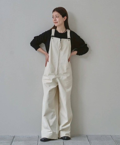 「TODAYFUL」 オーバーオール 36inch キナリ レディース_画像4