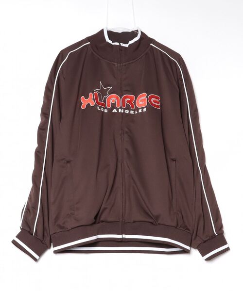 「XLARGE」 ジャージブルゾン X-LARGE ブラウン メンズ_1