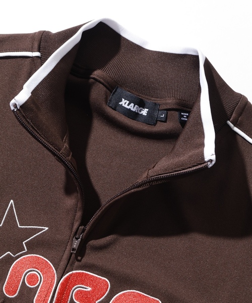 「XLARGE」 ジャージブルゾン X-LARGE ブラウン メンズ_3