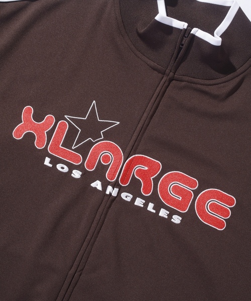 「XLARGE」 ジャージブルゾン X-LARGE ブラウン メンズ_4