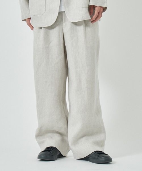 「markaware」 スラックス 2 アイボリー メンズ