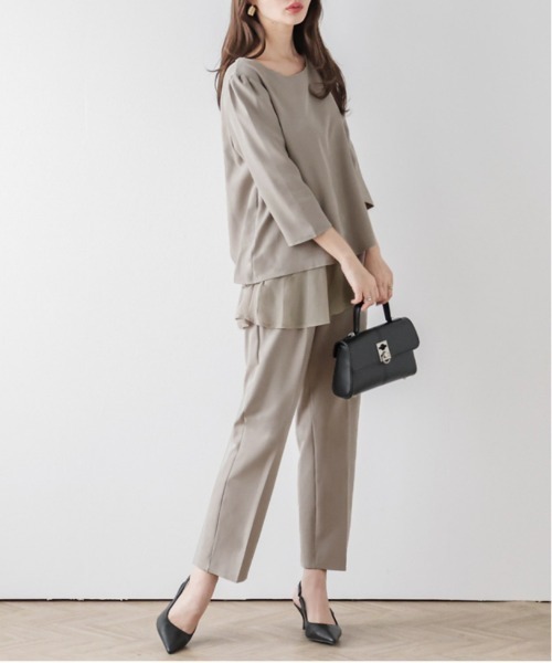 「La-gemme」 セットアップ M ネイビー レディース_画像6