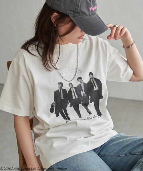 The Beatles tシャツ ザ ビートルズ レコードプリントTシャツ メンズ