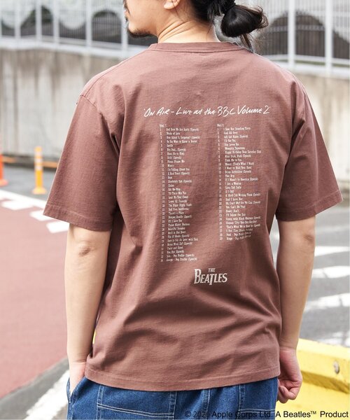 The Beatles tシャツ ザ ビートルズ レコードプリントTシャツ メンズ