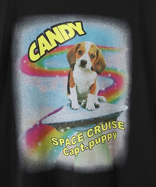 「Candy Stripper」 7分袖カットソー FREE オフホワイト レディース_画像2