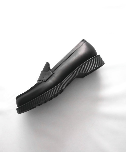 ローファー 「foot the coacher/フットザコーチャー」FT LOAFER(BLK SOLE) メンズの画像