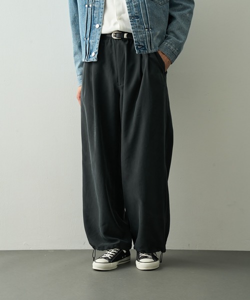 YOKE スラックス 「YOKE for KEY TIMEZ/ヨーク」別注 2Pleated Wide