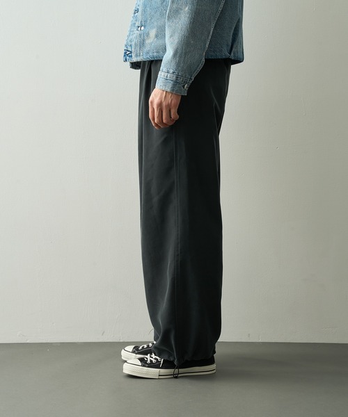 YOKE スラックス 「YOKE for KEY TIMEZ/ヨーク」別注 2Pleated Wide