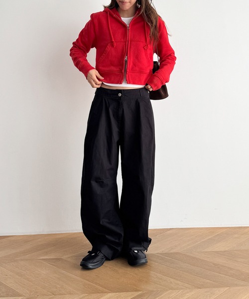 CANAL JEAN パーカー CANAL JEAN（キャナルジーン） ジップアップパーカー ONE SIZE グレー