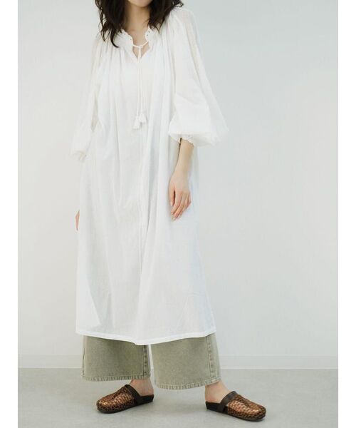 FIKA.（フィーカ） ワンピース Cotton crochet lace onepiece