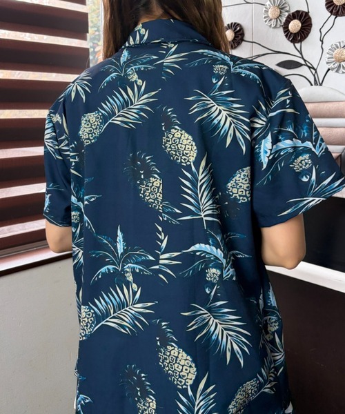 Loco Ocean（ロコオーシャン） アロハシャツ ブラウス シャツ 半袖