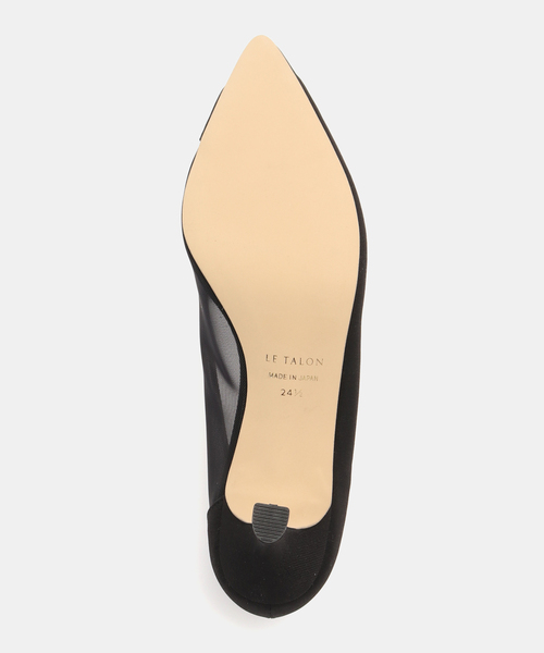 パンプス 「追加」6.5cmウェーブラインチュールパンプスの画像