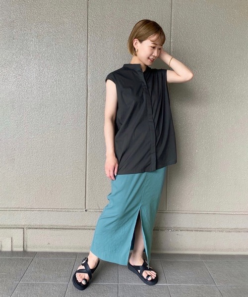 「journal standard L'essage」 ノースリーブブラウス - ブラック レディース_画像5