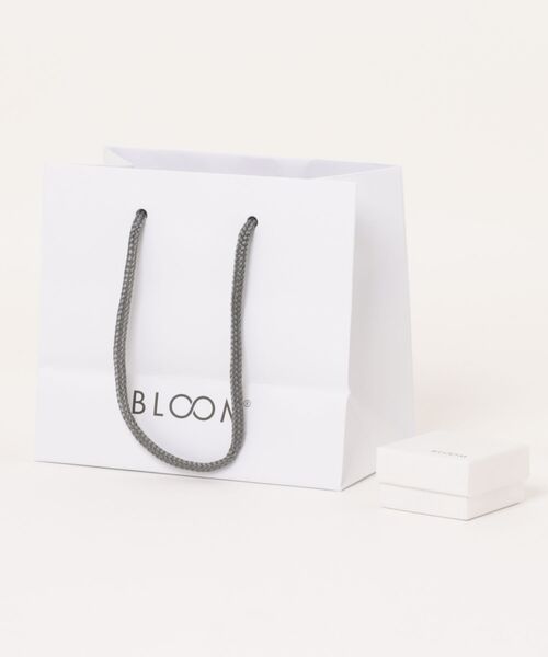 ネックレス K10 イエローゴールド スモーキークォーツ ハート ネックレス BLOOM/ブルーム レディースの画像