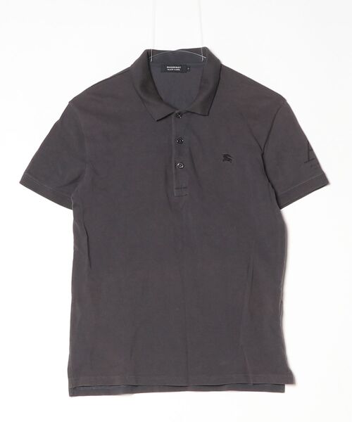 バーバリーBURBERRY ブラックポロシャツ LL BURBERRY BLACK LABEL（バーバリーブラックレーベル） 半袖ポロシャツ