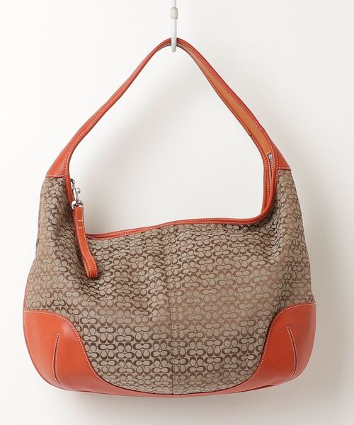 Coach ブラウン トートバッグ COACH コーチ ソーホー プリーテッド