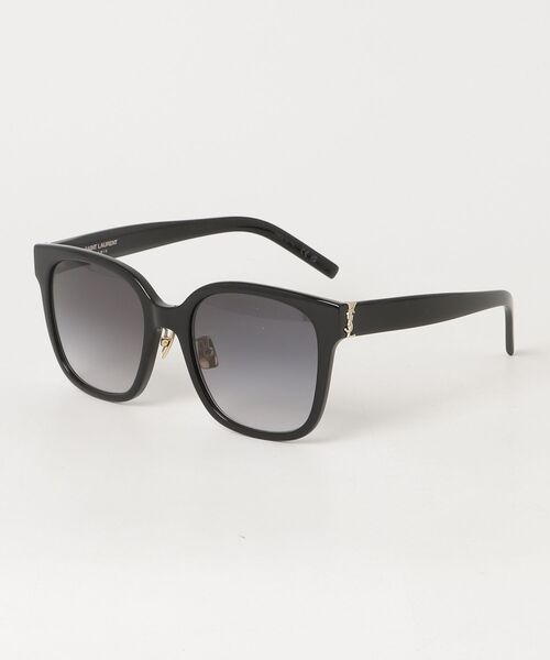 SAINT LAURENT PARIS」 モノグラム サングラス - ブラック レディース 