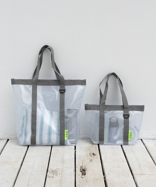 新品未使用　FORME CHECK PVC BAG LARGE トートバッグ L LAKOLE（ラコレ） トートバッグ 大きめ PVCトートバッグ(L) / PVC