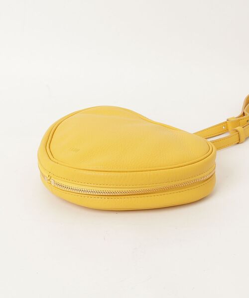 「Ch!iii BAG」 Leather Heart Shoulder - イエロー レディース_画像3