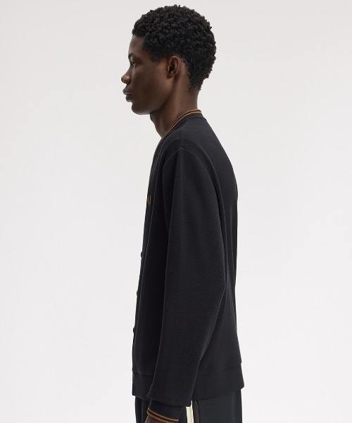 FRED PERRY（フレッドペリー） カーディガン Tipped Pique Cardigan