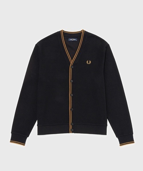 FRED PERRY（フレッドペリー） カーディガン Tipped Pique Cardigan