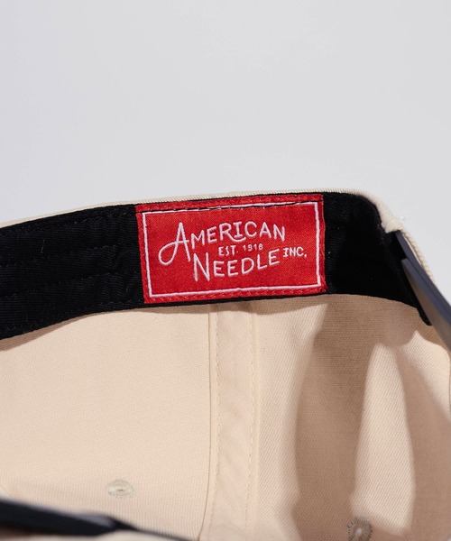 「AMERICAN NEEDLE」 キャップ ONE SIZE ホワイト×ブルー メンズ_画像4