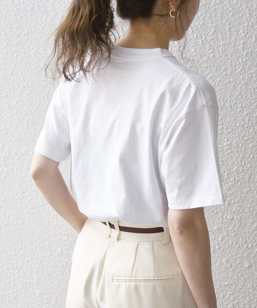 「Collegiate Pacific」 半袖Tシャツ ONE SIZE ライトグレー レディース_画像5