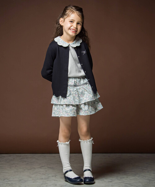 「Tartine et Chocolat」 「KIDS」ショートパンツ 100cm グレー系その他 キッズ_画像2