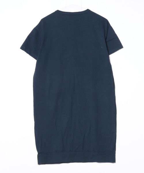 「Champion」 ワンポイントTシャツワンピース M ネイビー レディース_画像2