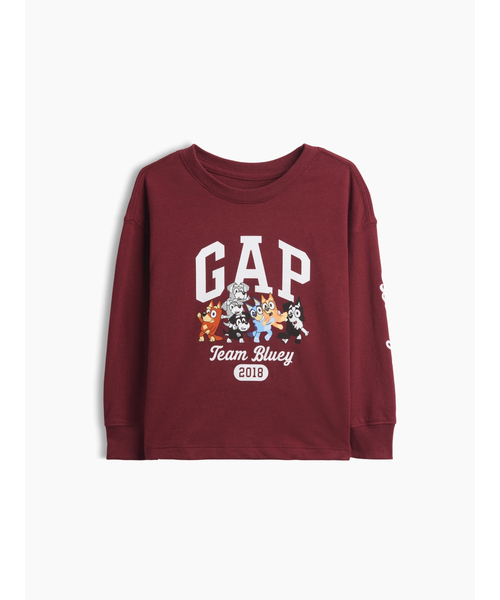 ftiギャップ GAP（ギャップ） tシャツ ブルーイ GAPロゴ Tシャツ (幼児・ベビー